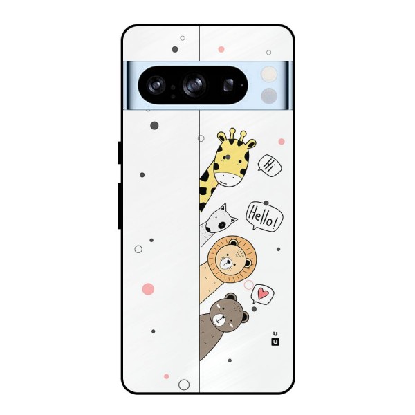 Animal Greetings Metal Back Case for Google Pixel 8 Pro