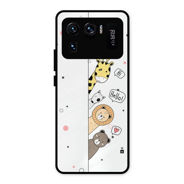 Animal Greetings Metal Back Case for Mi 11 Ultra