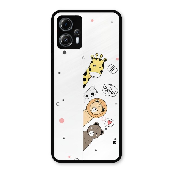 Animal Greetings Metal Back Case for Moto G13