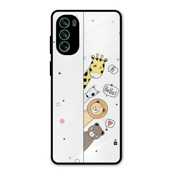 Animal Greetings Metal Back Case for Moto G62