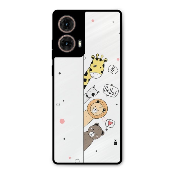 Animal Greetings Metal Back Case for Moto G85