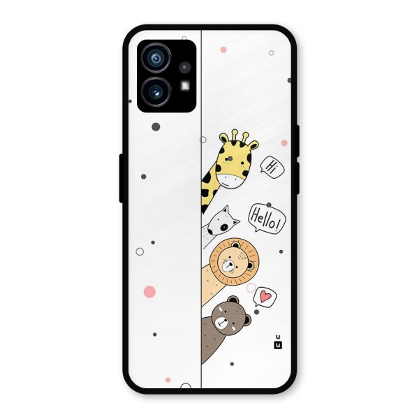 Animal Greetings Metal Back Case for Nothing Phone 1