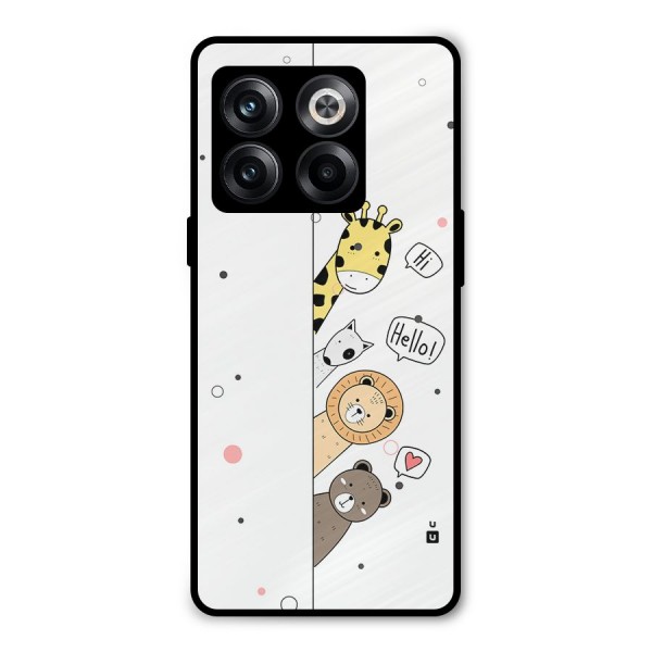 Animal Greetings Metal Back Case for OnePlus 10T