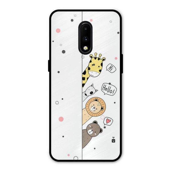 Animal Greetings Metal Back Case for OnePlus 7