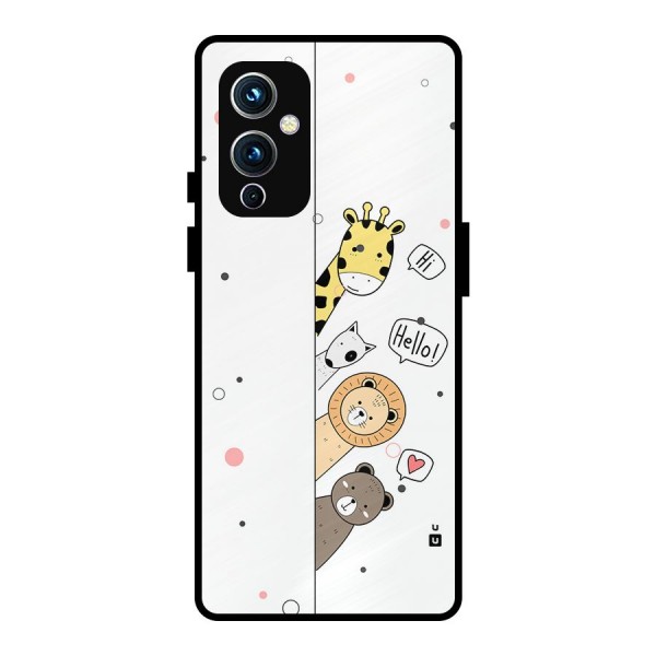 Animal Greetings Metal Back Case for OnePlus 9