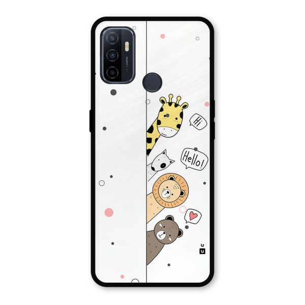 Animal Greetings Metal Back Case for Oppo A53