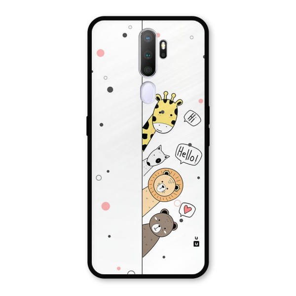 Animal Greetings Metal Back Case for Oppo A5 (2020)