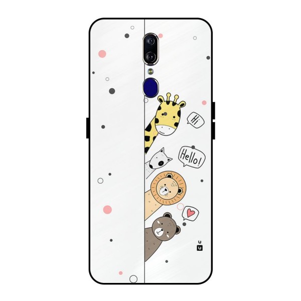 Animal Greetings Metal Back Case for Oppo F11