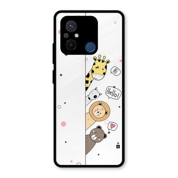 Animal Greetings Metal Back Case for Poco C55