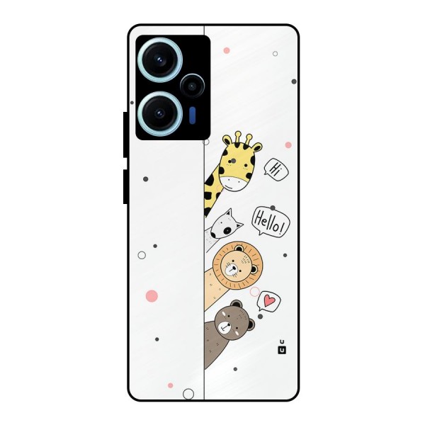 Animal Greetings Metal Back Case for Poco F5