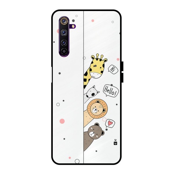 Animal Greetings Metal Back Case for Realme 6 Pro