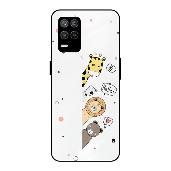 Animal Greetings Metal Back Case for Realme 9 5G