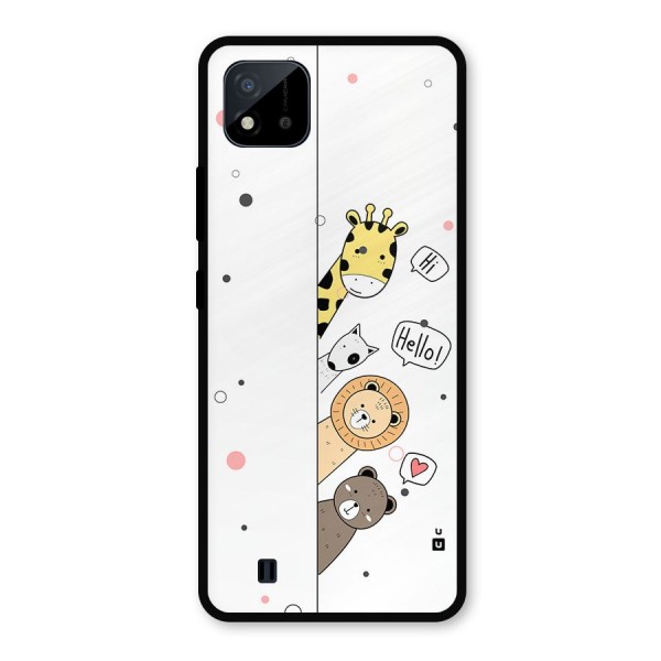 Animal Greetings Metal Back Case for Realme C11 2021