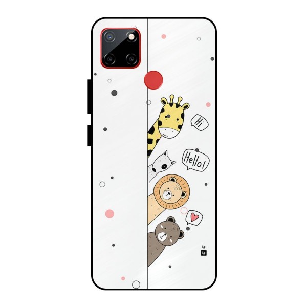 Animal Greetings Metal Back Case for Realme C12