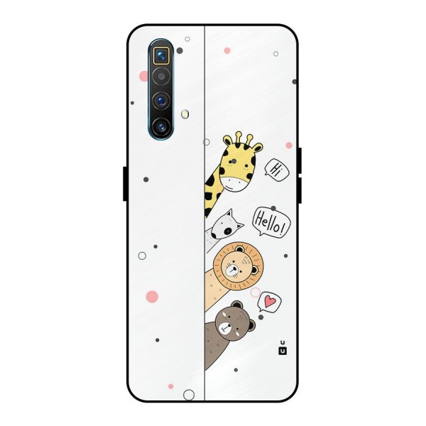 Animal Greetings Metal Back Case for Realme X3