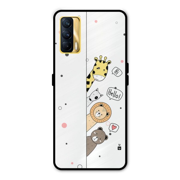 Animal Greetings Metal Back Case for Realme X7