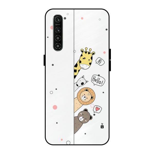 Animal Greetings Metal Back Case for Realme XT