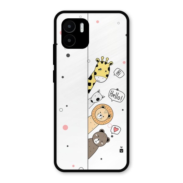 Animal Greetings Metal Back Case for Redmi A2