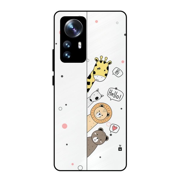 Animal Greetings Metal Back Case for Xiaomi 12 Pro