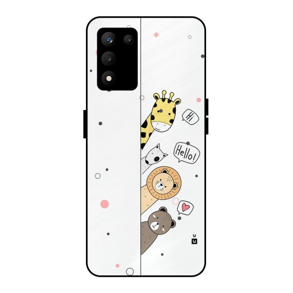 Animal Greetings Metal Back Case for realme 9 5G SE