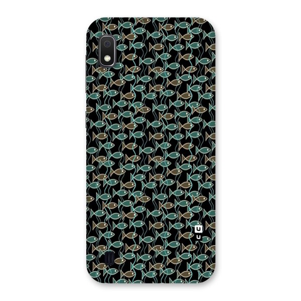 Animated Fishes Art Pattern Back Case for Galaxy A10