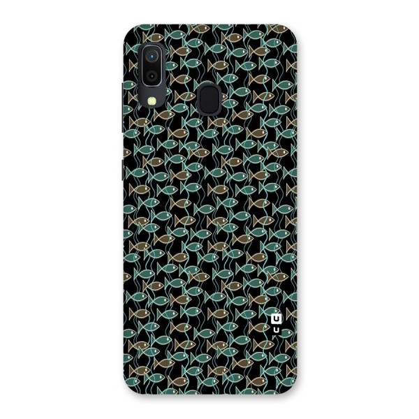 Animated Fishes Art Pattern Back Case for Galaxy A20