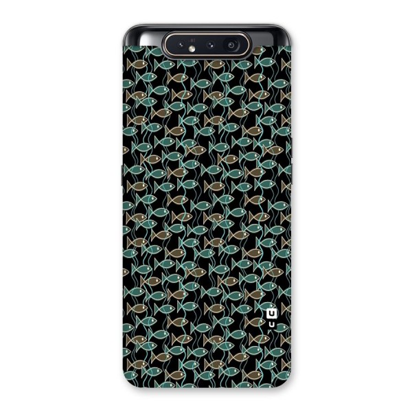 Animated Fishes Art Pattern Back Case for Galaxy A80