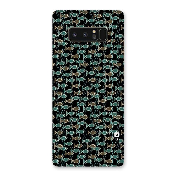 Animated Fishes Art Pattern Back Case for Galaxy Note 8