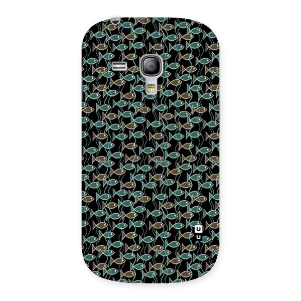 Animated Fishes Art Pattern Back Case for Galaxy S3 Mini