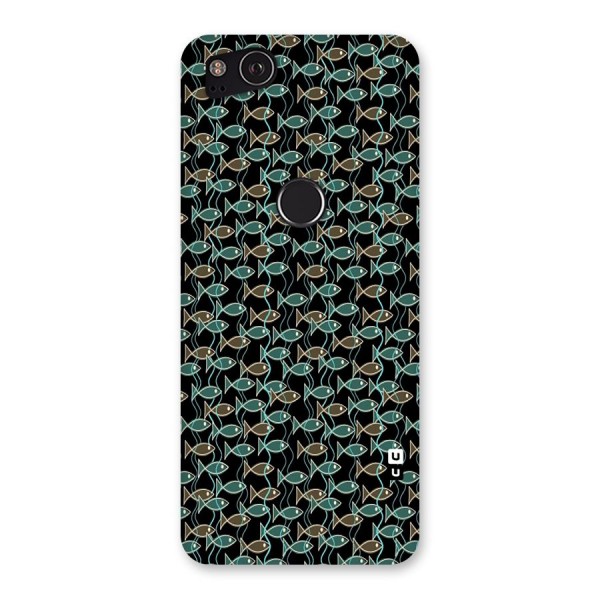 Animated Fishes Art Pattern Back Case for Google Pixel 2