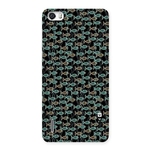 Animated Fishes Art Pattern Back Case for Honor 6