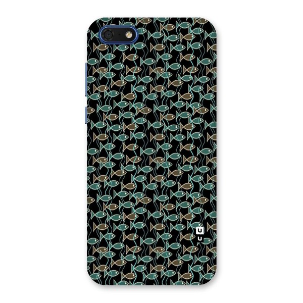 Animated Fishes Art Pattern Back Case for Honor 7s