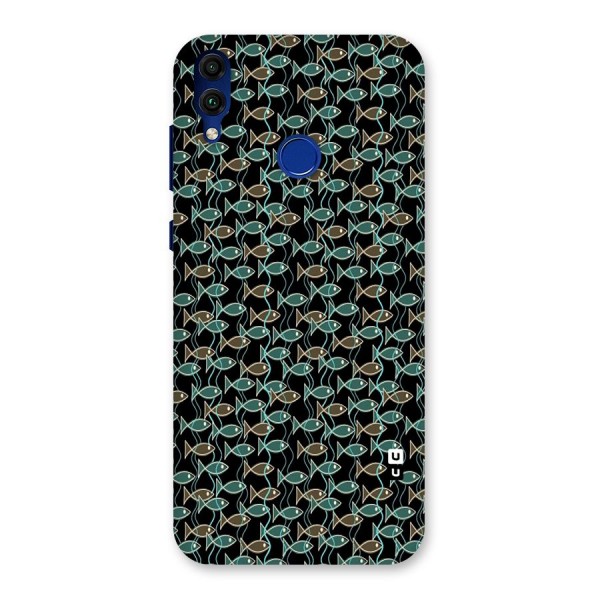 Animated Fishes Art Pattern Back Case for Honor 8C