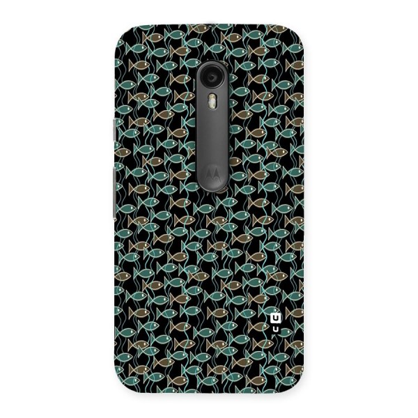 Animated Fishes Art Pattern Back Case for Moto G3