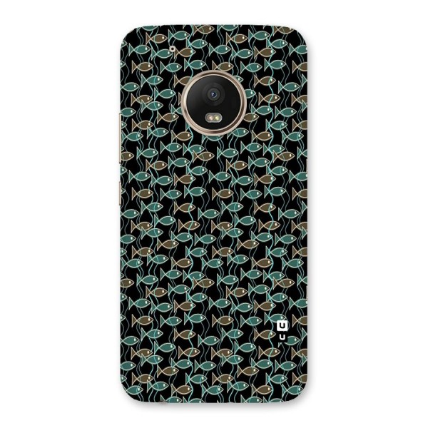 Animated Fishes Art Pattern Back Case for Moto G5 Plus