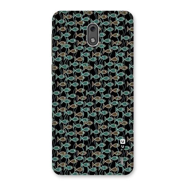 Animated Fishes Art Pattern Back Case for Nokia 2