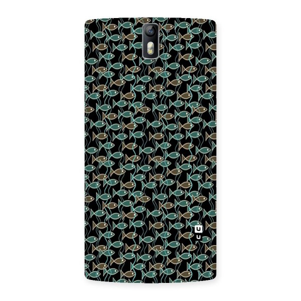 Animated Fishes Art Pattern Back Case for One Plus One