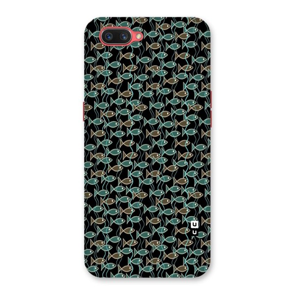 Animated Fishes Art Pattern Back Case for Oppo A3s