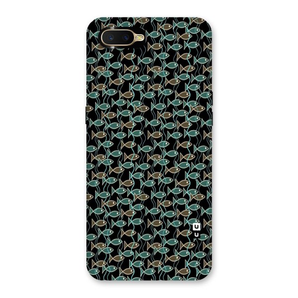 Animated Fishes Art Pattern Back Case for Oppo K1