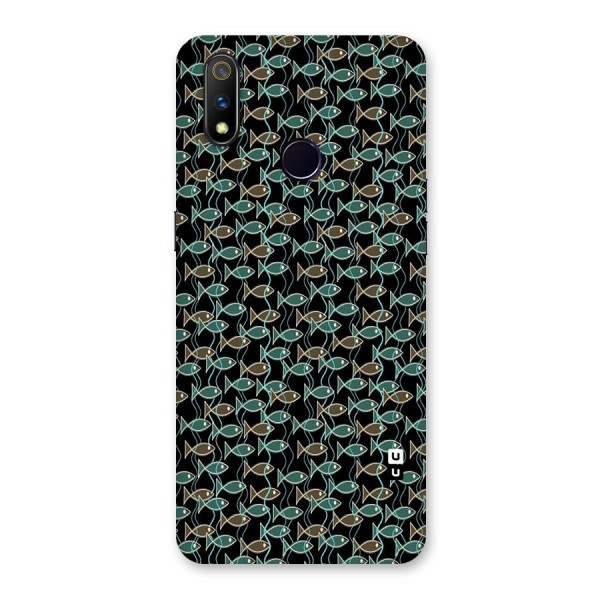 Animated Fishes Art Pattern Back Case for Realme 3 Pro