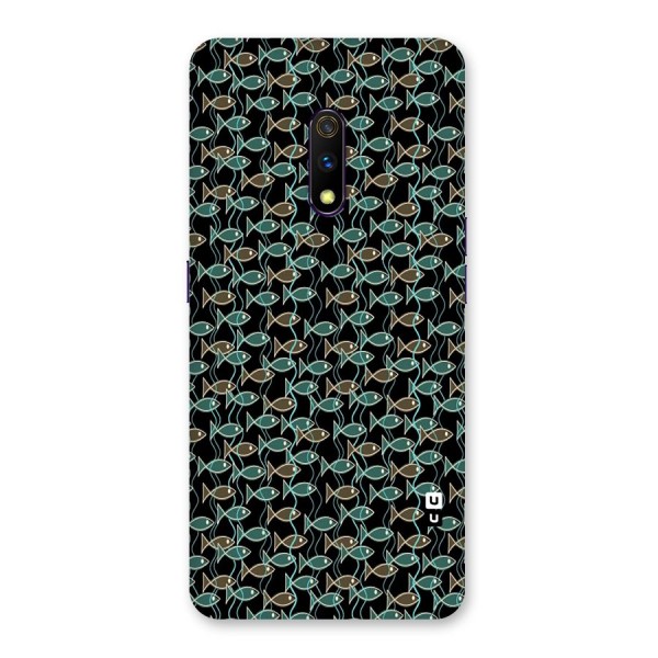 Animated Fishes Art Pattern Back Case for Realme X