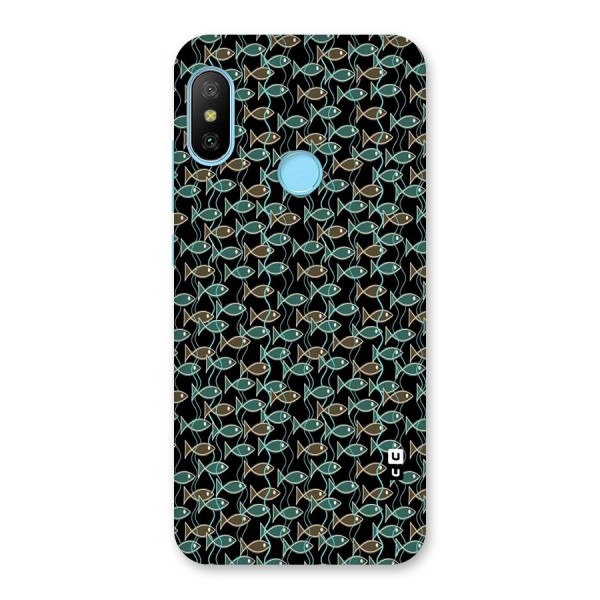 Animated Fishes Art Pattern Back Case for Redmi 6 Pro