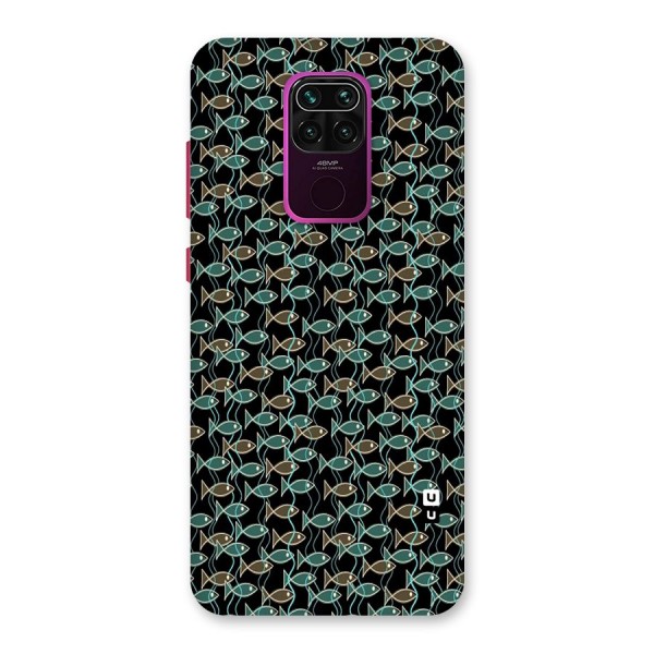 Animated Fishes Art Pattern Back Case for Redmi Note 9