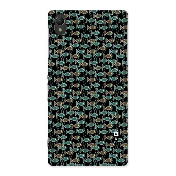 Animated Fishes Art Pattern Back Case for Sony Xperia Z1