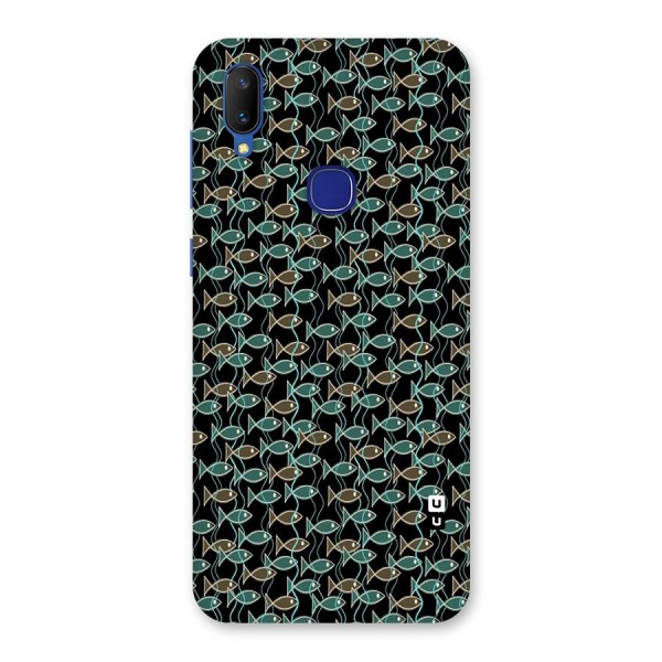 Animated Fishes Art Pattern Back Case for Vivo V11