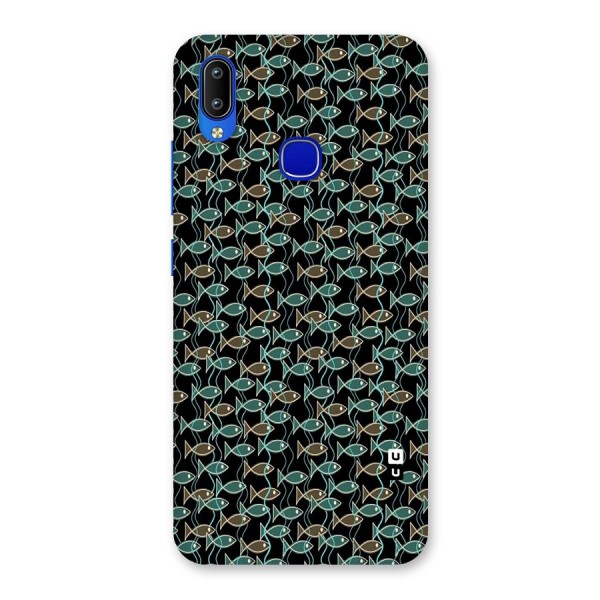 Animated Fishes Art Pattern Back Case for Vivo Y91