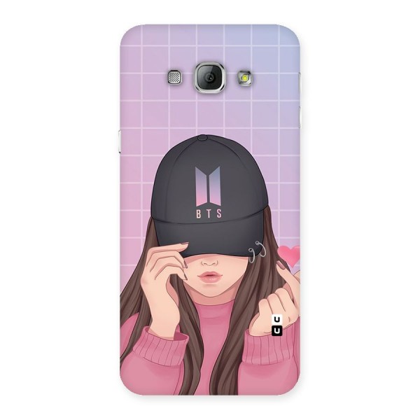 Anime Beautiful BTS Girl Back Case for Galaxy A8