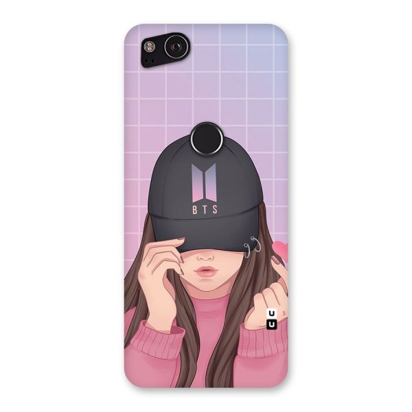 Anime Beautiful BTS Girl Back Case for Google Pixel 2