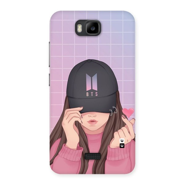 Anime Beautiful BTS Girl Back Case for Honor Bee