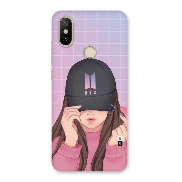 Anime Beautiful BTS Girl Back Case for Mi A2